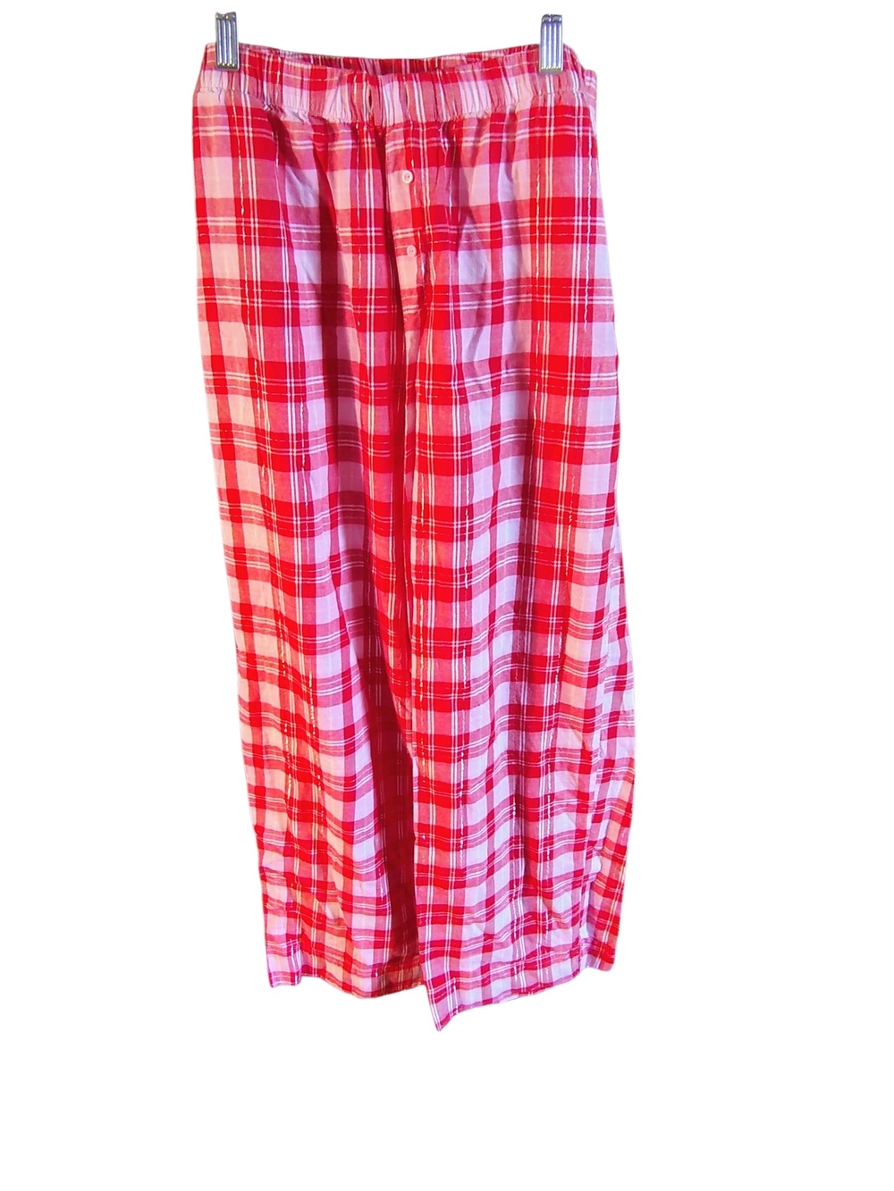 PINK Victoria's Secret Woman's Red & White Plaid Pajama Pants